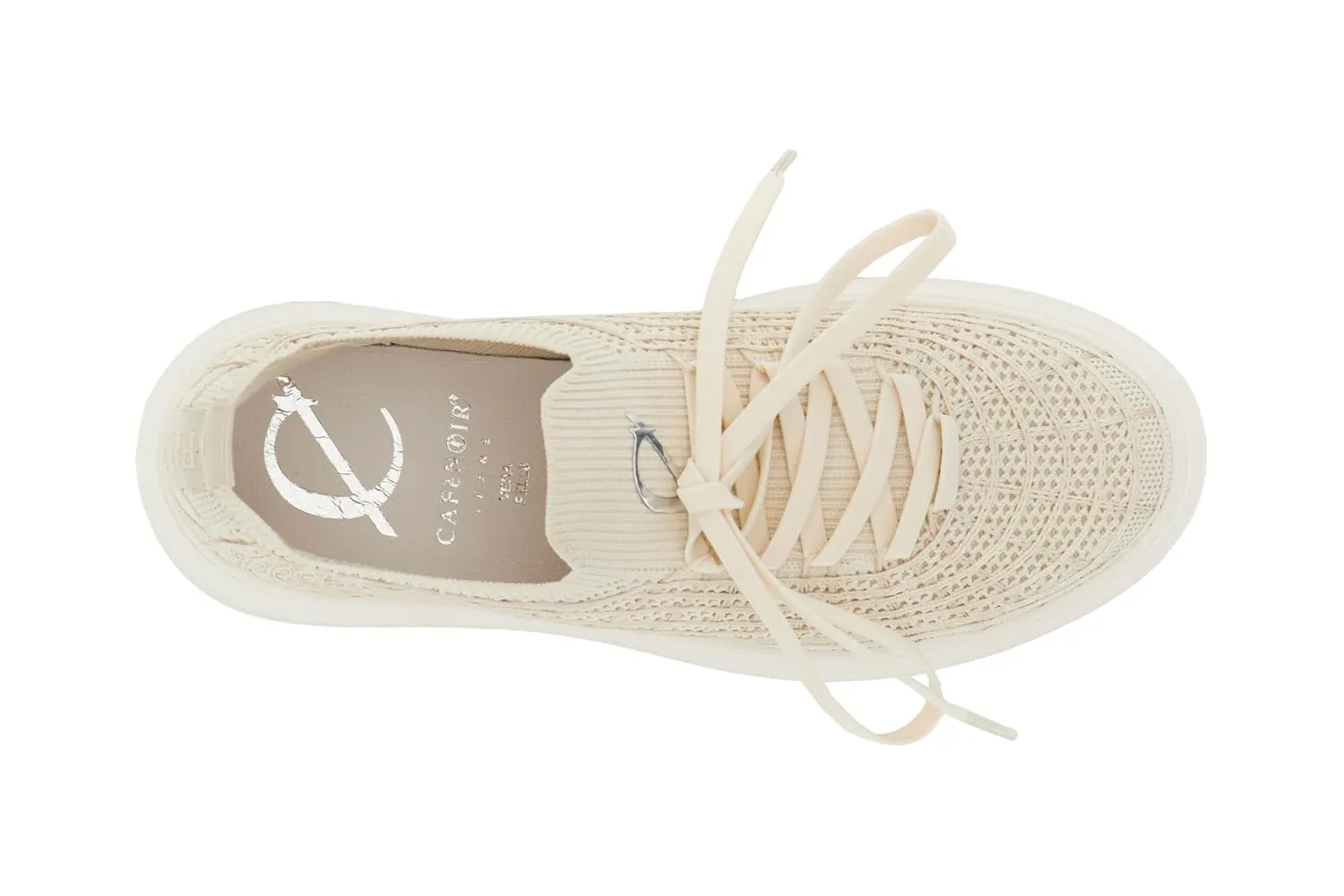 CafèNoir Sneakers Slip-on Donna in Pelle Nere