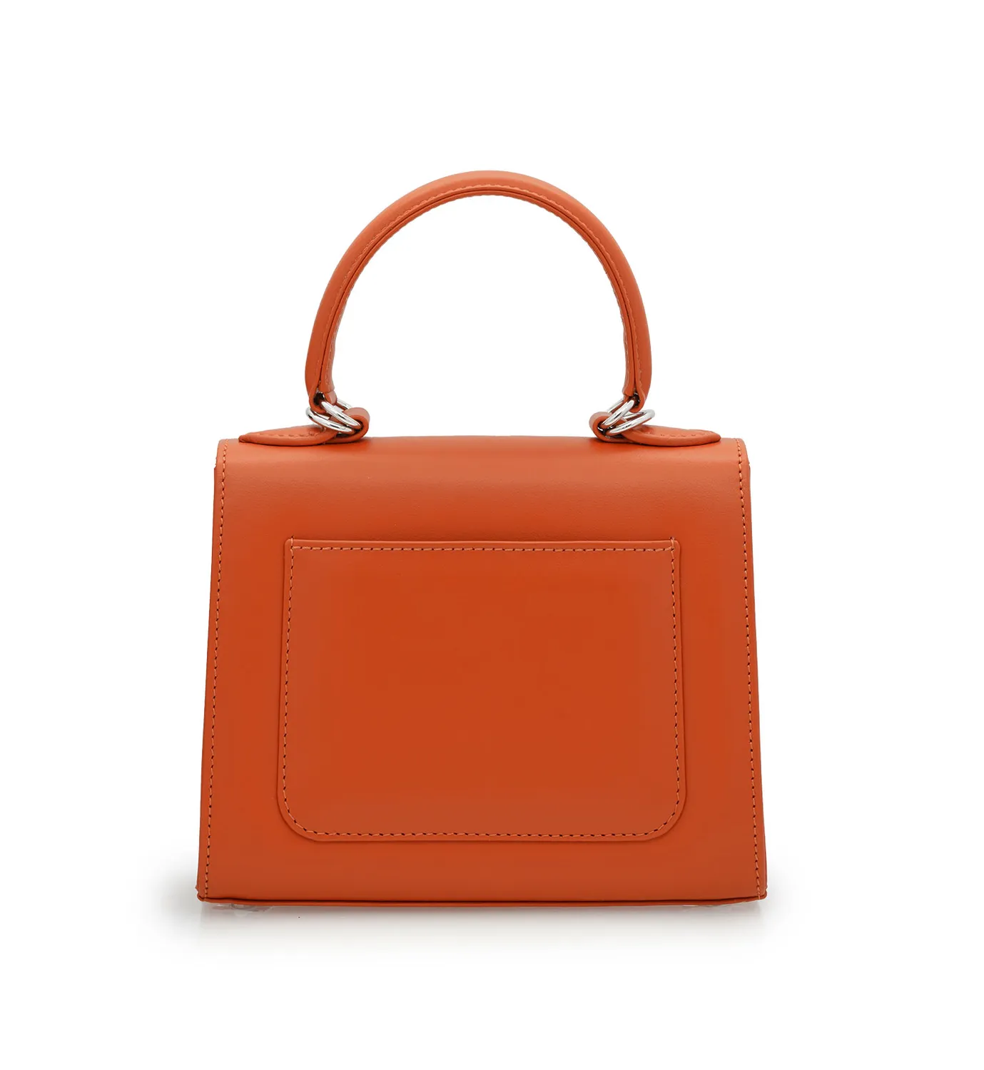 Cardinal Milano First Lady Small borsa pelle arancio
