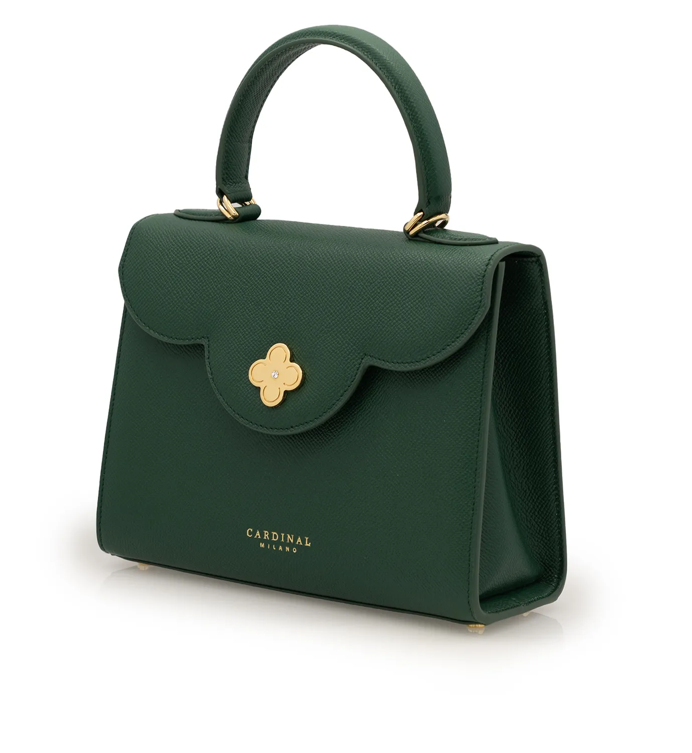 Cardinal Milano First Lady Green Textured borsa verde