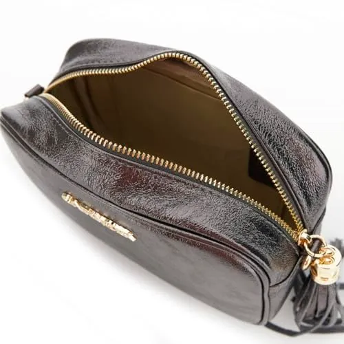 CafèNoir Borsa Camera Pelle Laminata Tracolla Nappa Donna