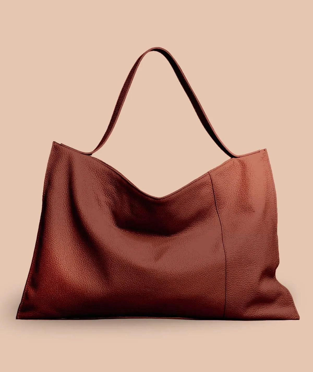 Figus Minimal shopper pelle nera laptop 14