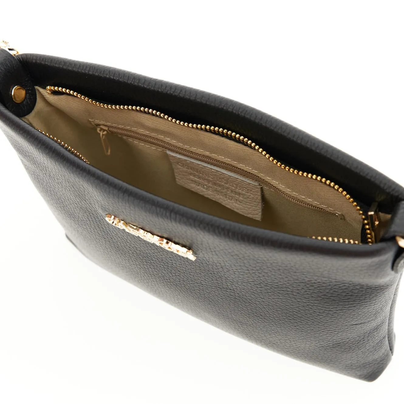 CafèNoir Pochette Donna in Pelle Dollaro con Catena