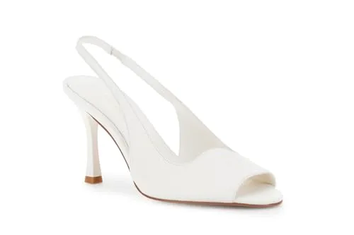 CafèNoir Slingback Nappa Avorio Tacco 8,5 cm 38