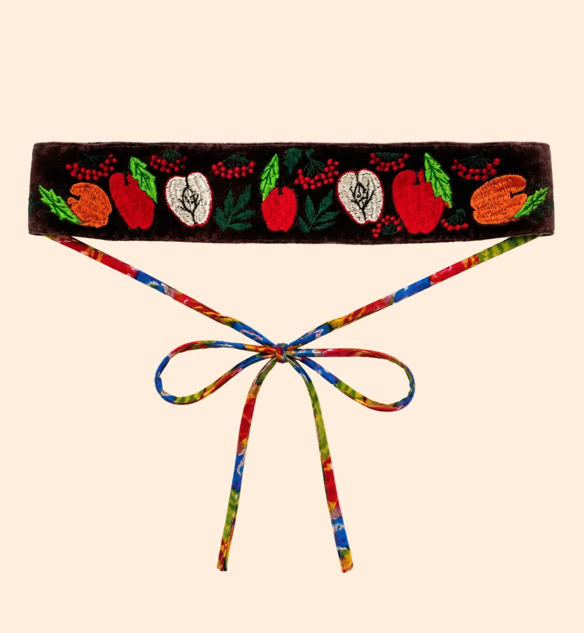Figus Soft Mela cintura cotone ricamata a mano