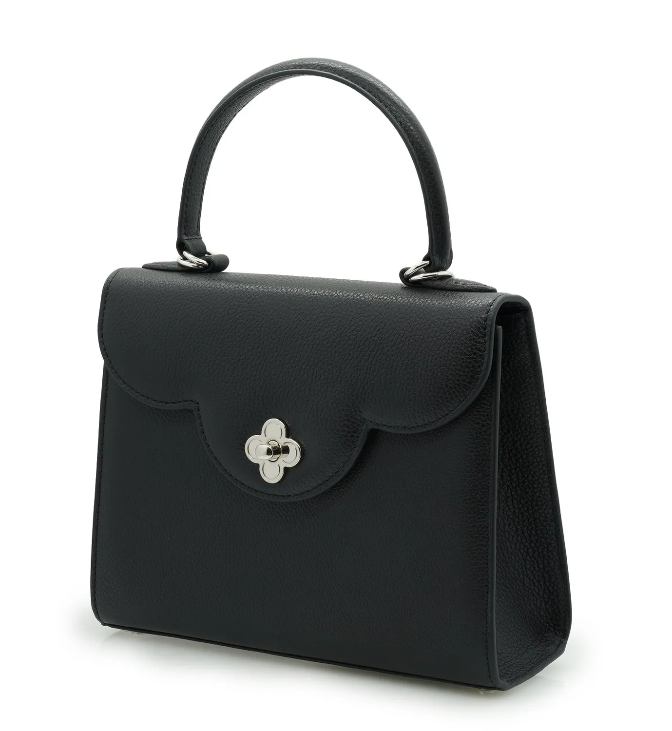 Cardinal Milano First Lady Borsa Mano Vitello Nero