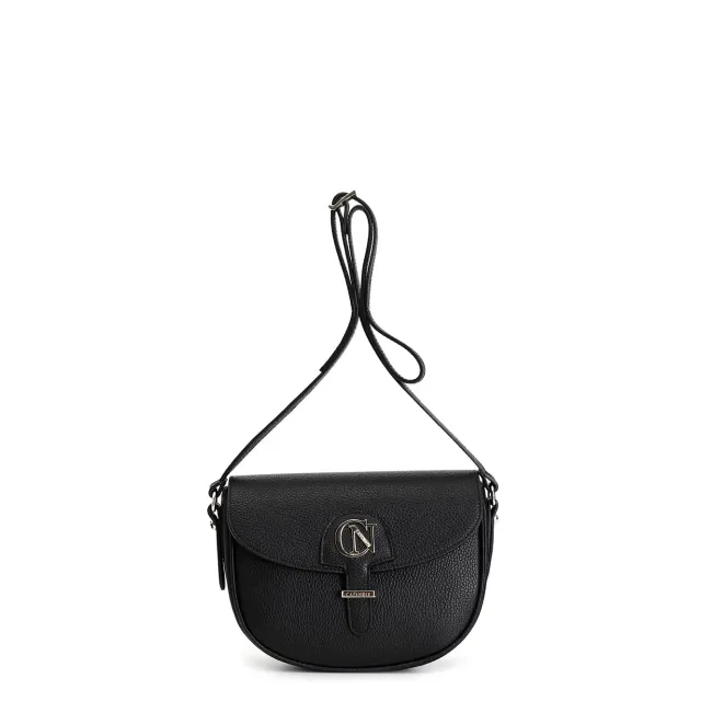CafèNoir borsa pattina pelle nera calamita