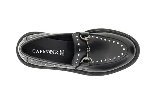 CafèNoir Mocassini Morsetto Borchie Neri 39 EU