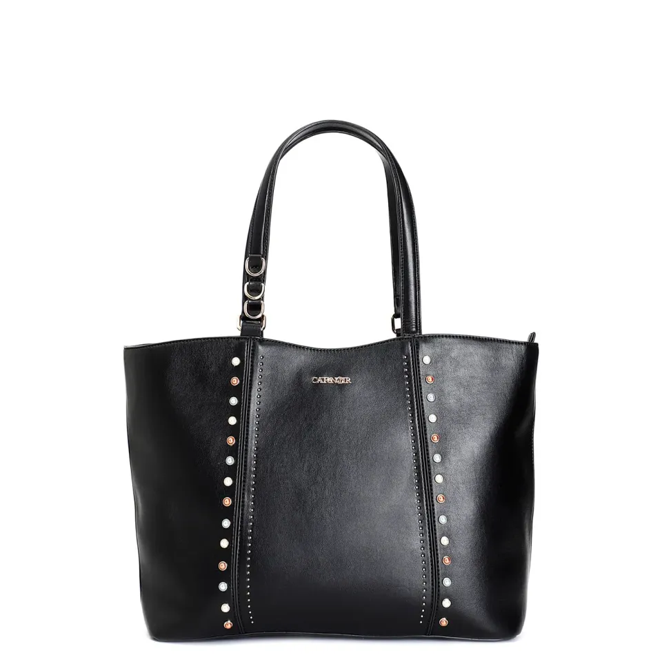 CafèNoir Shopping Cabochon Nera Borsa Rivetti
