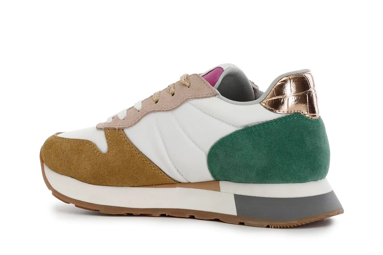 CafèNoir Sneakers Camoscio Tessuto Donna Multi Cipria