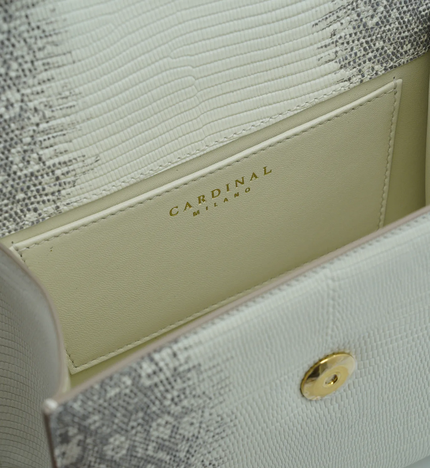 Cardinal Milano First Lady Small Beige borsa piccola beige