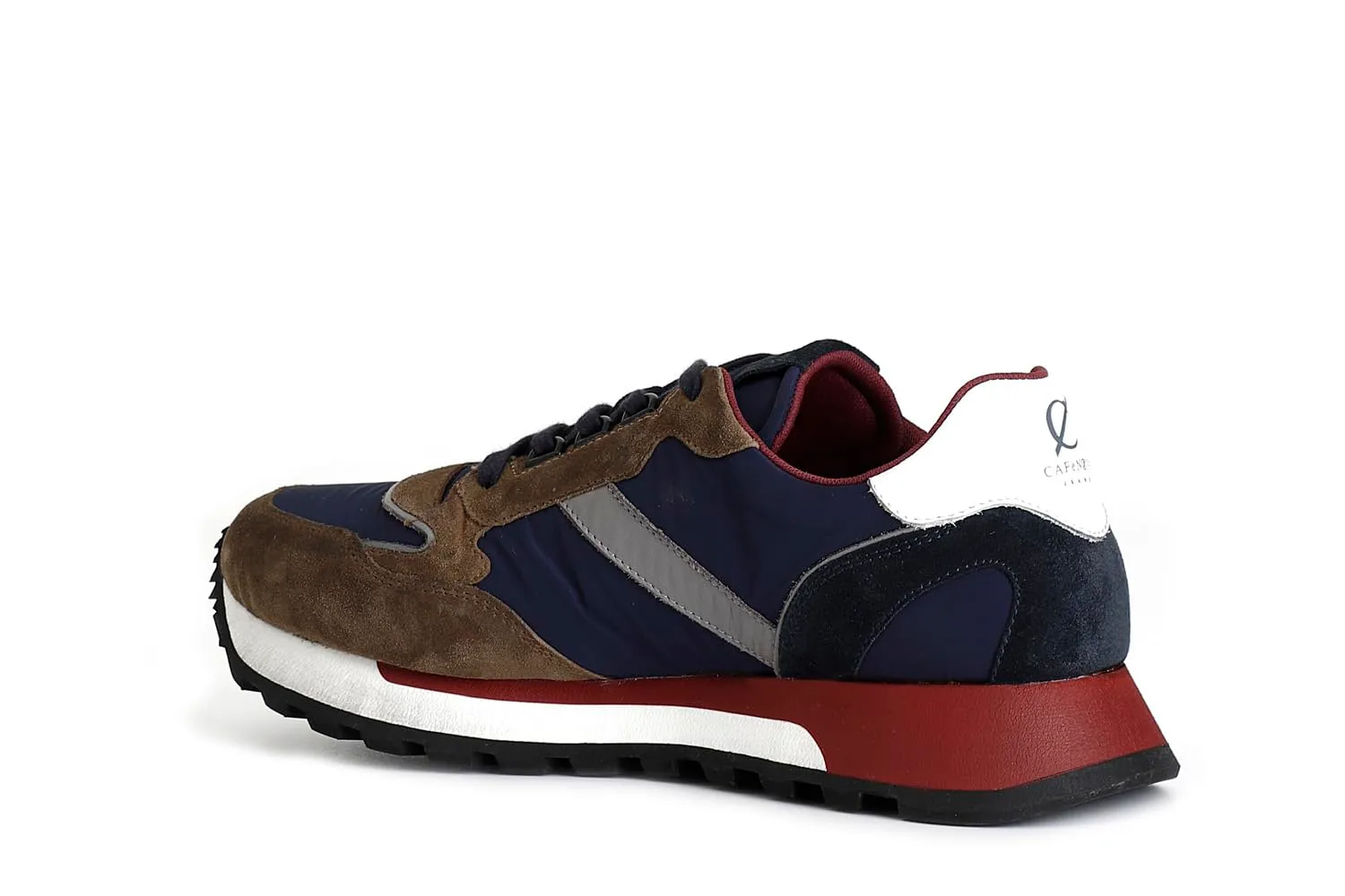 CafèNoir sneakers uomo pelle scamosciata taupe 39