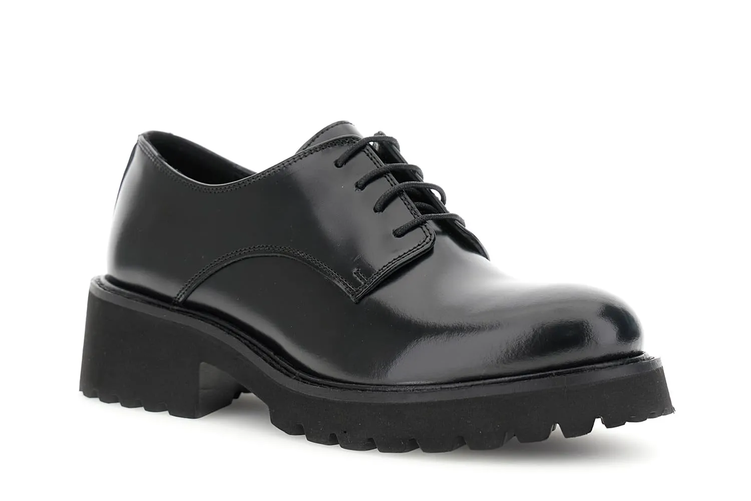 CafèNoir Derby Pelle Abrasivata Donna Suola Carrarmato 39