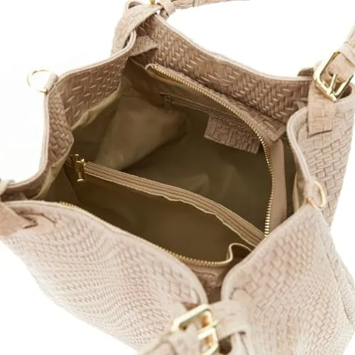 CafèNoir Tote Pelle Stampa Intreccio Charm Tracolla