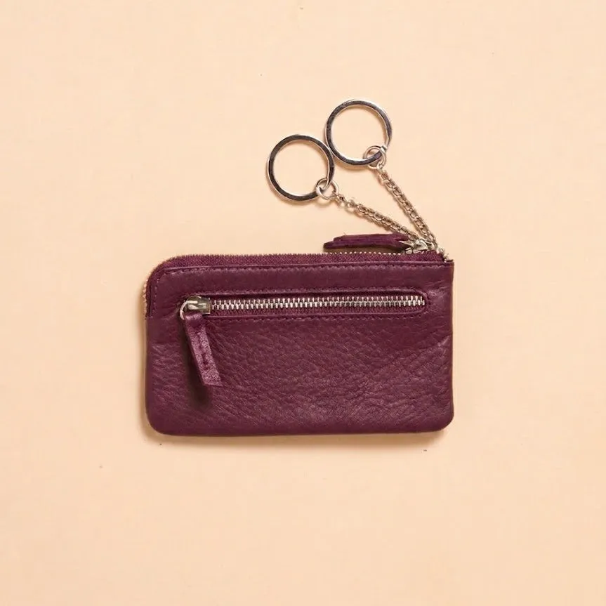 Figus 660 portachiavi con zip arancione