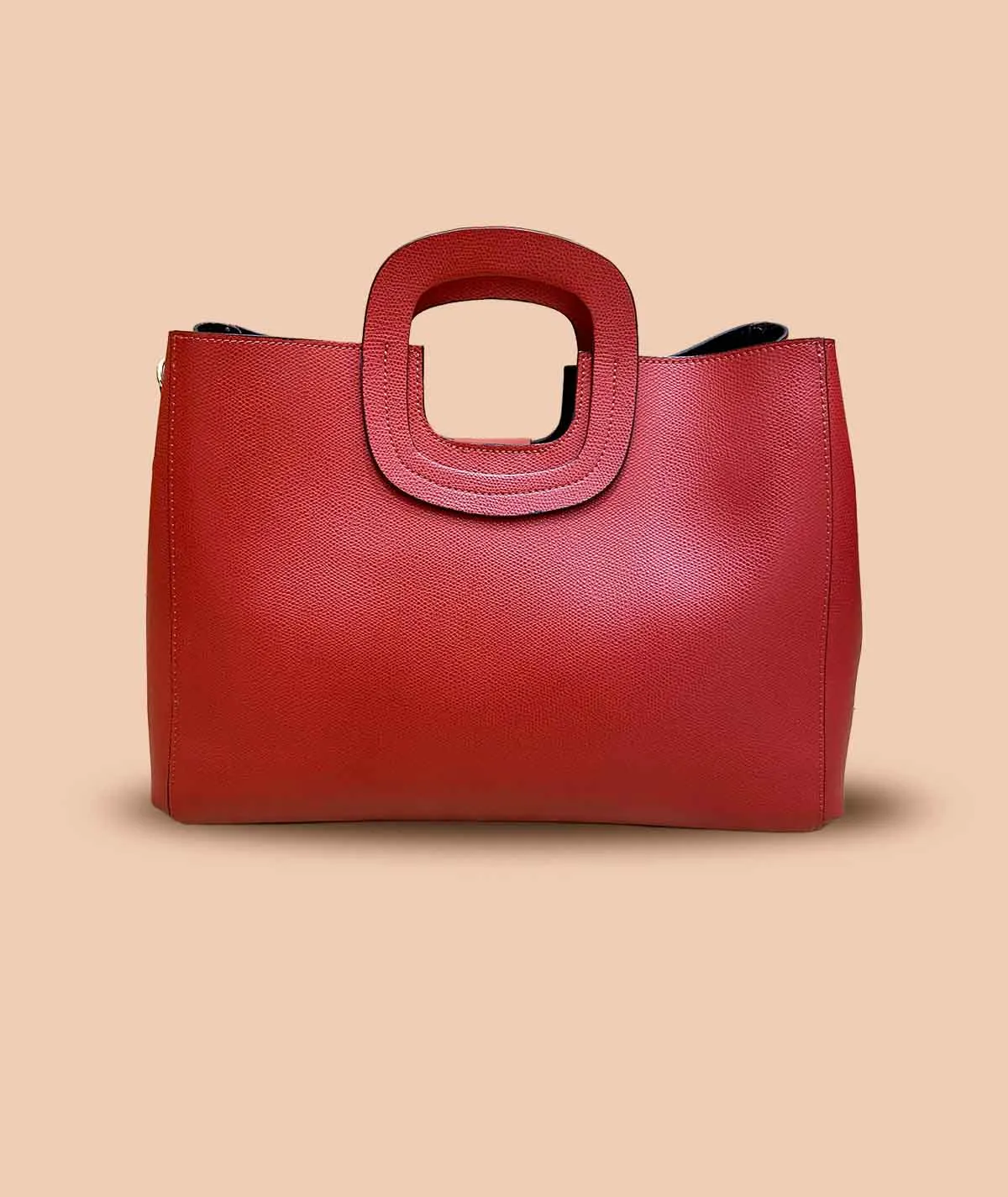 Figus Quadro Second Touch borsa pelle rossa usata