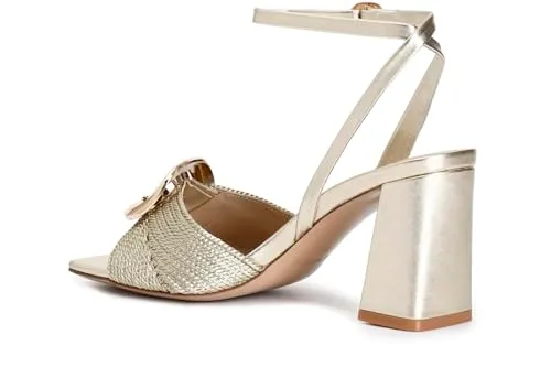 CafèNoir sandali schiava donna ricamo oro 8,5 cm