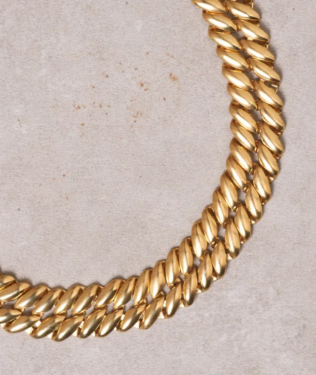 Figus Chicco di Riso Gold collana oro doppio giro