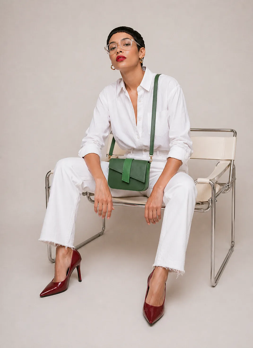 Figus Cherie Medium borsa a mano bicolore