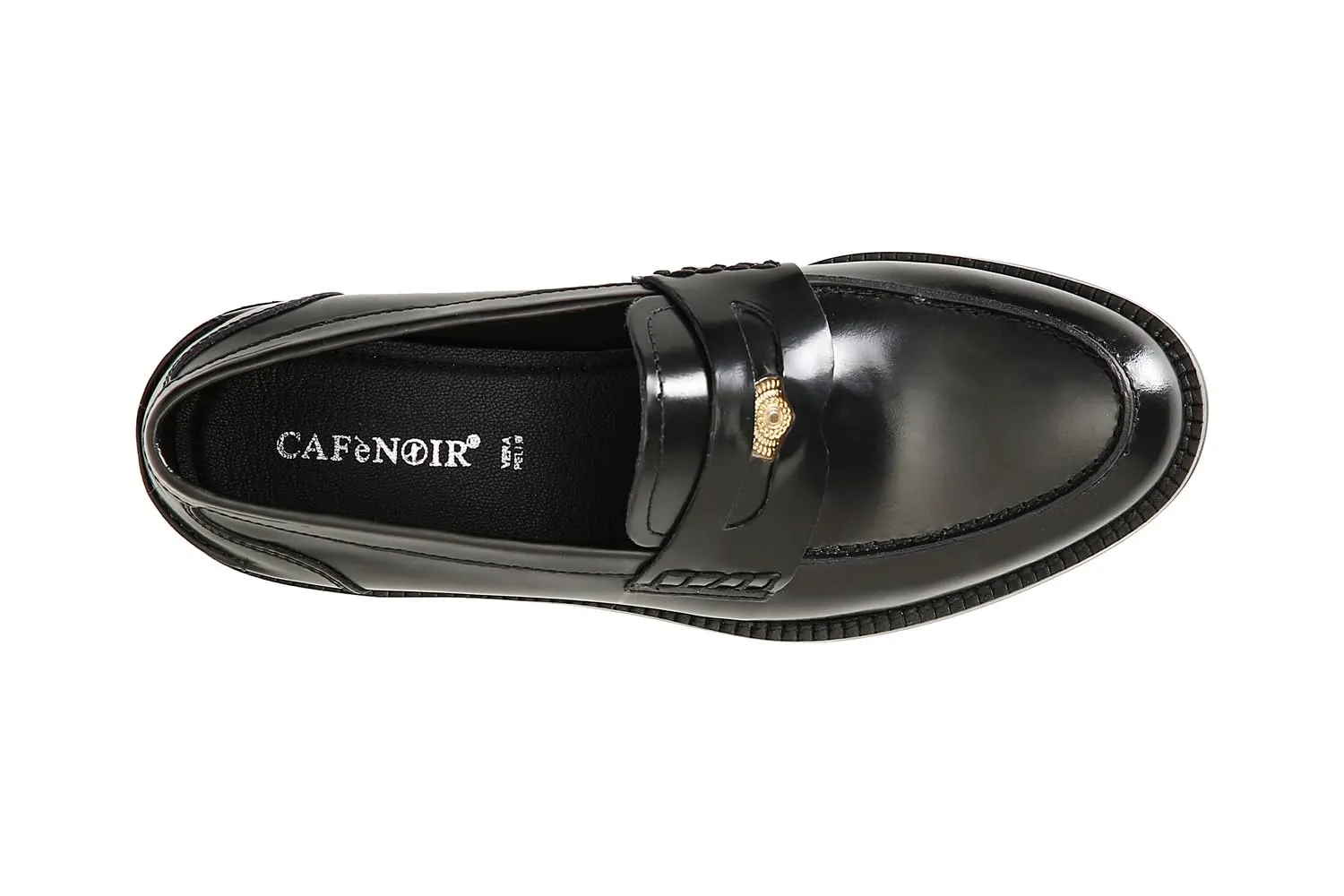 CafèNoir Penny mocassino donna pelle abrasivata tacco 25