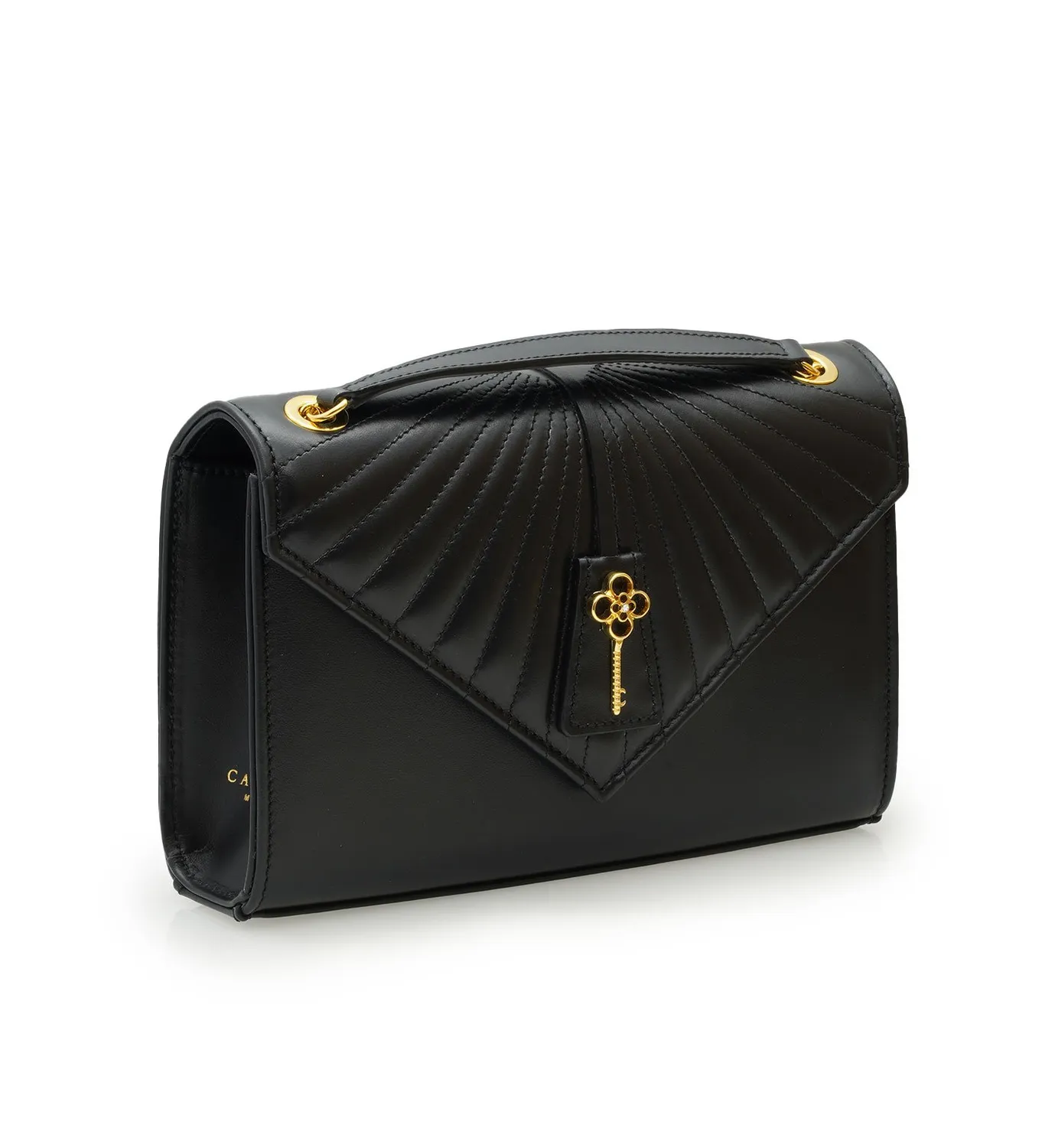 Cardinal Milano Milady Black borsa spalla vitello nero