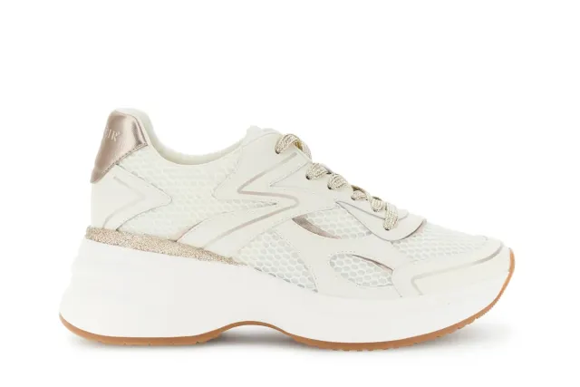 CafèNoir Running Sneakers Donna Off White Platform