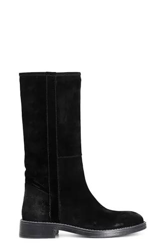 CafèNoir Stivale Donna in Pelle Scamosciata
