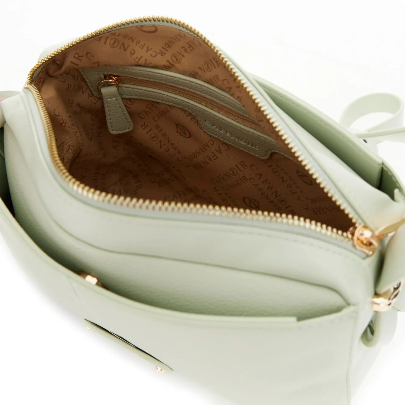 CafèNoir Borsa Tracolla Martellata Verde Donna