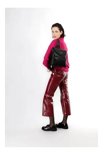 CafèNoir BJ0701 Zaino Donna Nero Ecopelle