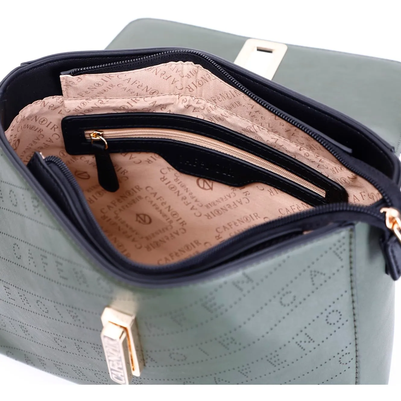 CafèNoir C3NB0503 Bauletto Laserato Verde 28cm