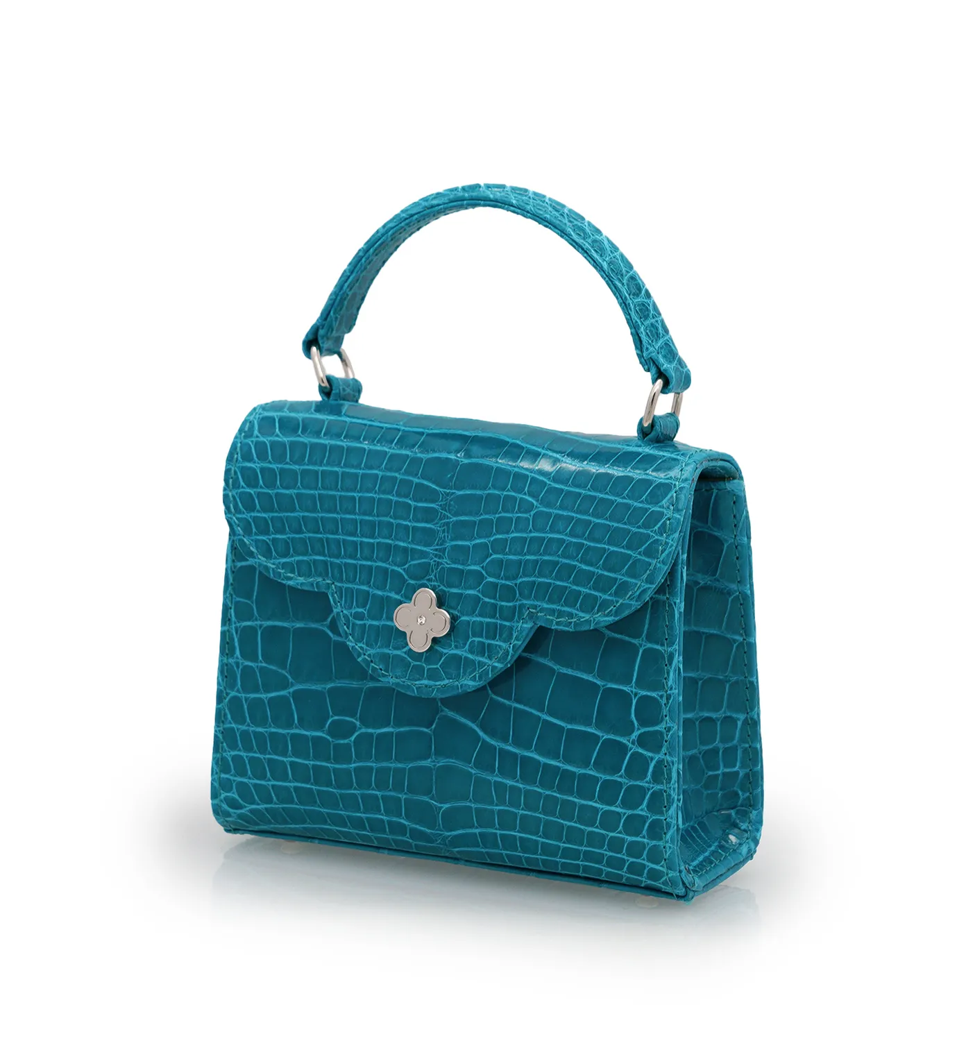Cardinal Milano First Lady Micro borsa alligatore 13 cm