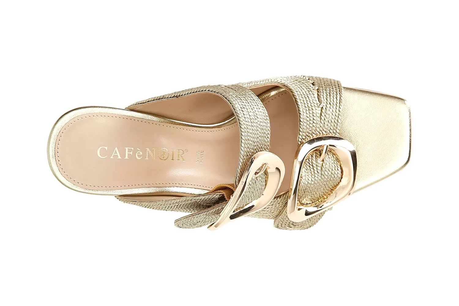 CafèNoir Ciabatta Donna Ricamo Cordoncino Piatta