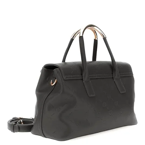 CafèNoir Borsa Pattina Manici Tubolari Spalla Nera