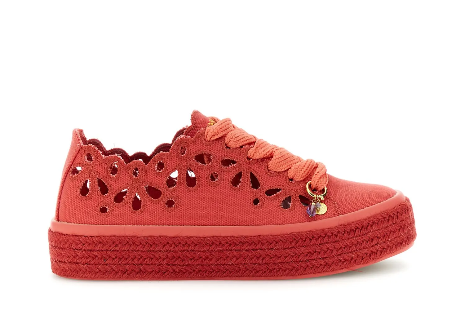 CafèNoir Sneakers Donna Traforate Bianco Tessuto