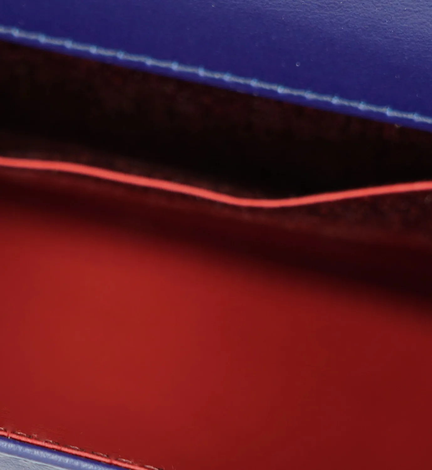 Cardinal Milano First Lady Diamond Gold Small Borsa a Mano Blu Vitello