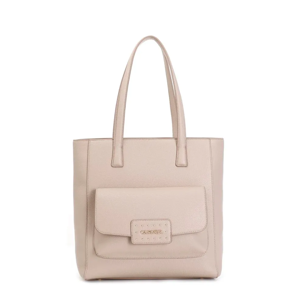 CafèNoir Tote Donna Taupe Effetto Suede