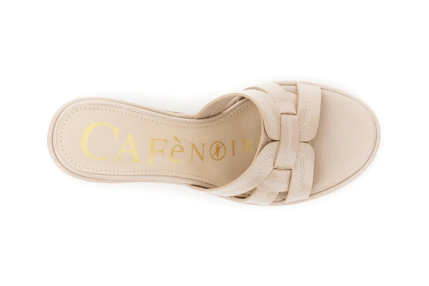 CafèNoir sandali donna effetto naplak tacco 6 cm cuciture