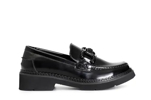 CafèNoir Mocassino Donna Nero 39 EU Morsetto Strass