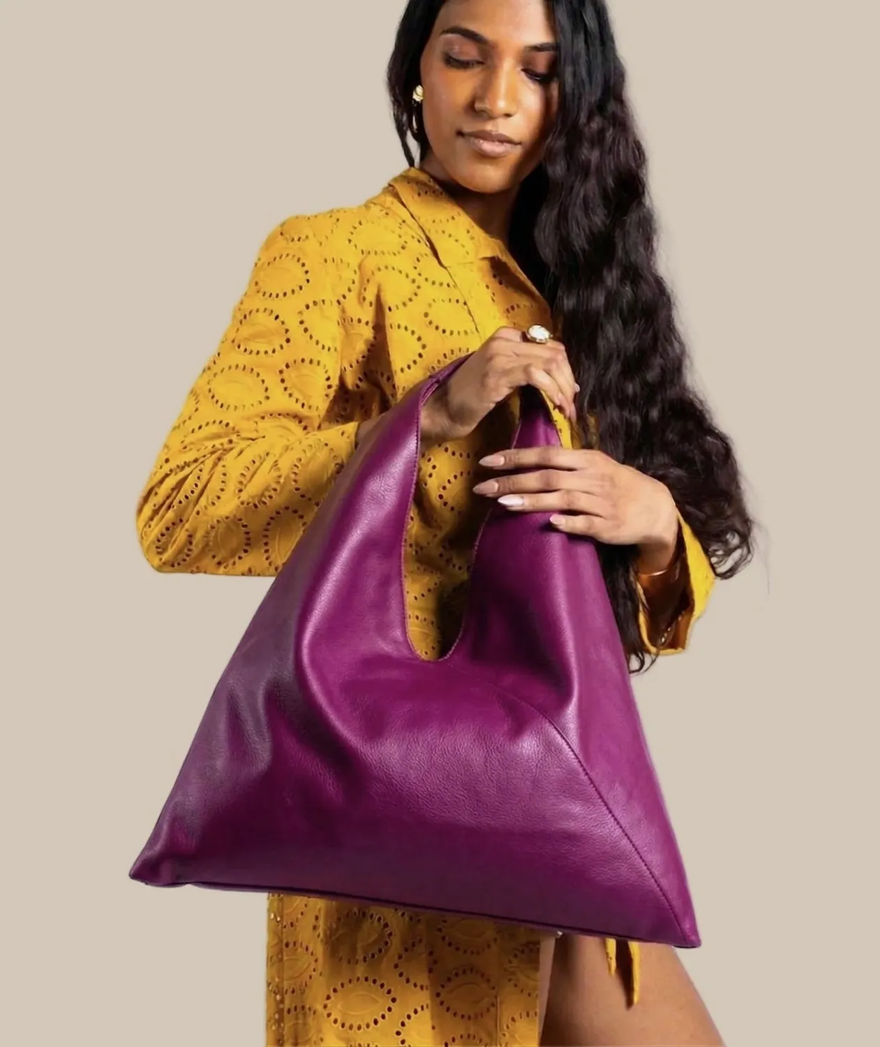 Figus Triangolo Borsa a Spalla in Pelle
