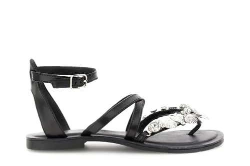 CafèNoir Sandali Infradito Flat Pelle Gioiello Donna