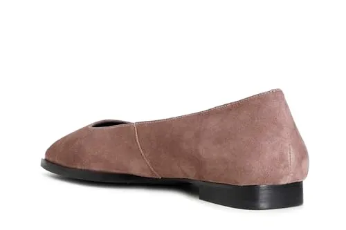 CafèNoir Ballerine Camoscio Rosa Antico Puntale Metallico