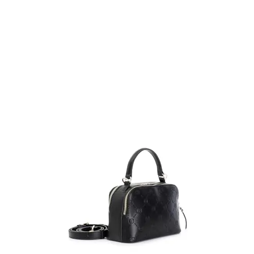 CafèNoir Camera Bag Logo Embossed Nero