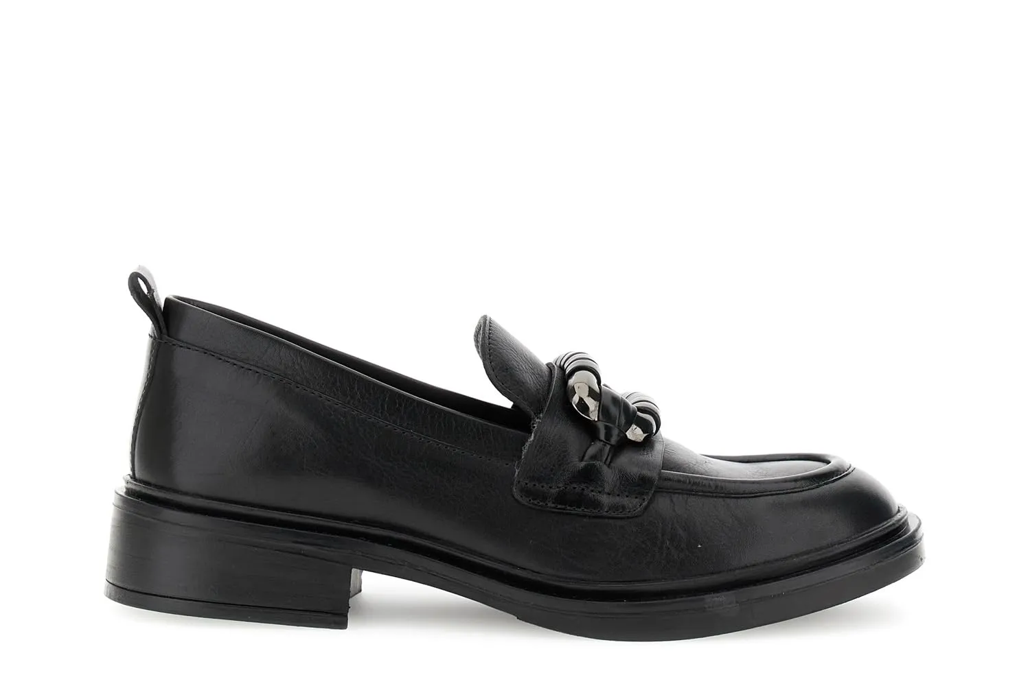 CafèNoir Mocassini Pelle Fasciato Donna Bordeaux 39