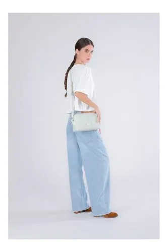 CafèNoir Borsa Tracolla Martellata Verde Donna