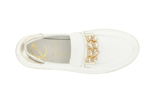 CafèNoir sneakers pelle bianca donna