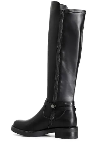 CafèNoir Stivale Similpelle Nero 36 con Cavigliera
