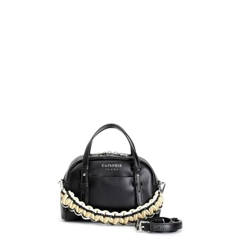 CafèNoir Minibag Nero Tracolla Intrecciata
