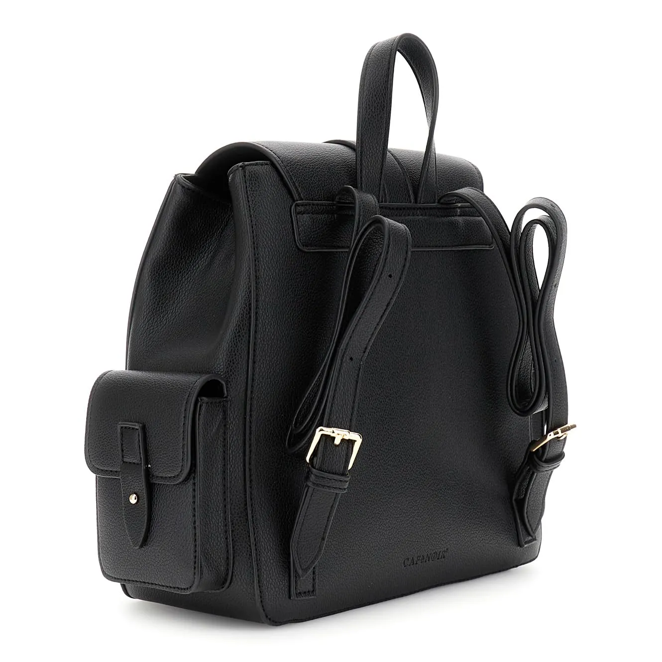 CafèNoir zaino donna grana pattina fibbia nero