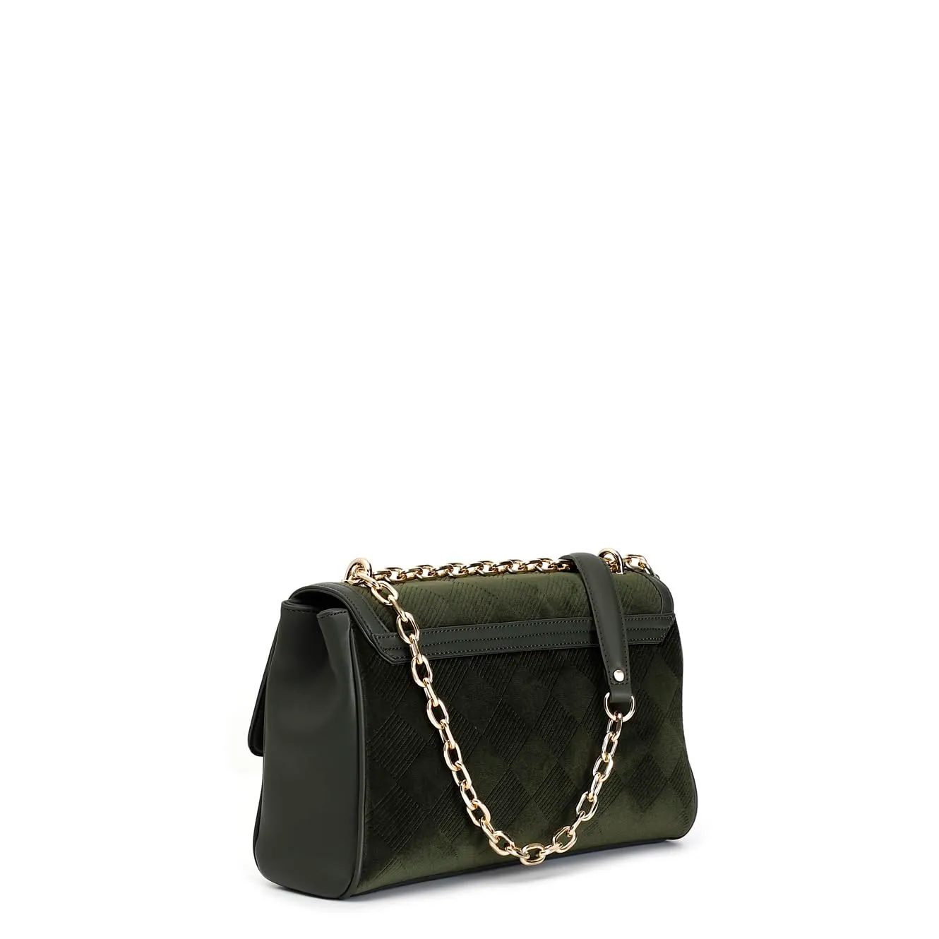 CafèNoir C3IC0501 Borsa a Spalla Velluto Verde