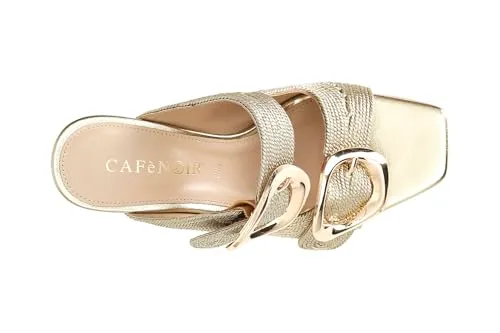 CafèNoir Ciabatta Donna Ricamo Cordoncino Piatta