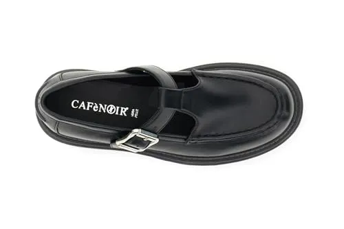 CafèNoir Mary Jane Nere Fibbia Borchie 39